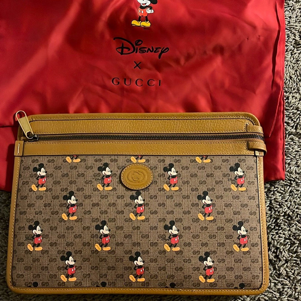 Gucci &Disney clutch  bag